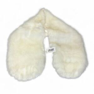 12th Tribe White Faux Fur Scarf NWT